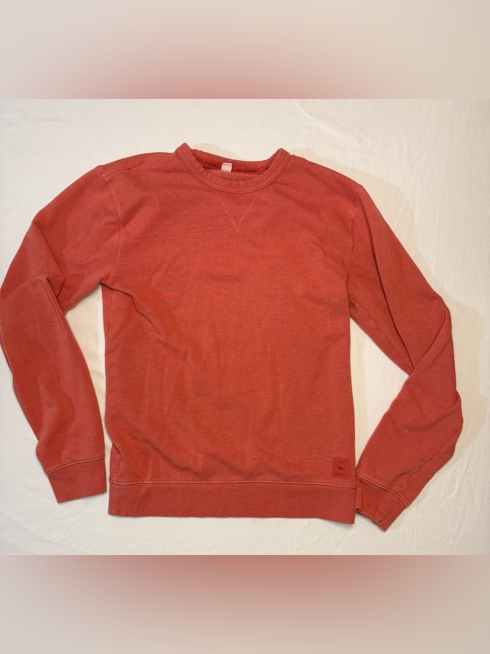 Women’s Crewneck Sweater in Brick Red